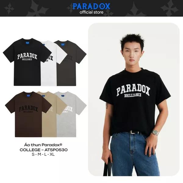 Áo thun COLLEGE TEE Cotton PARADOX AT5P0530
