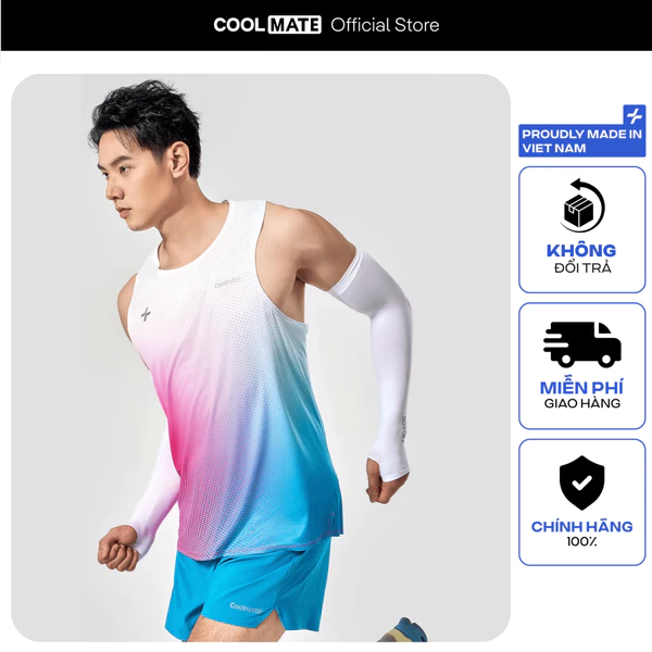 [MUA 2 GIẢM 5%]Áo Singlet chạy bộ áo thể thao running thoáng khí thấm hút Coolmate[OUTLET - không đổi trả]