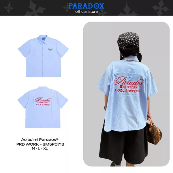 Áo sơ mi PRD WORK SHIRT XANH DƯƠNG Kate PARADOX SM5P0713
