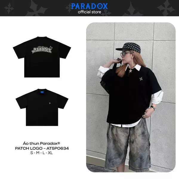 Áo thun PATCH LOGO TEE Cotton PARADOX AT5P0634