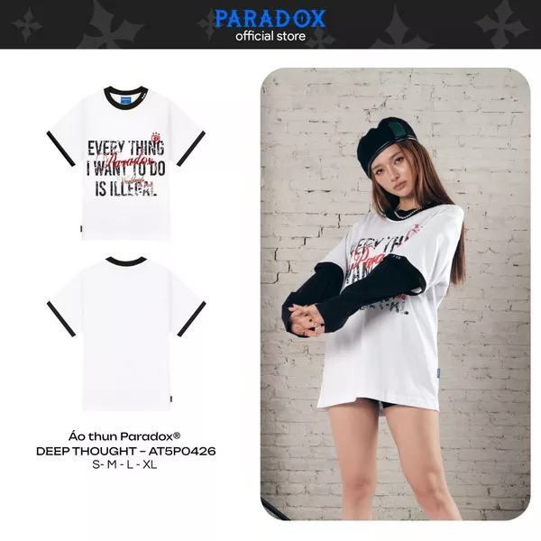 Áo thun DEEP THOUGHT Cotton PARADOX AT5P0426