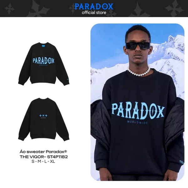 Áo sweater THE VIGOR SWEATER Chất nỉ bông PARADOX ST4P1182