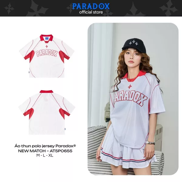 Áo thun polo NEW MATCH JERSEY TEE mesh polyester PARADOX AT5P0655