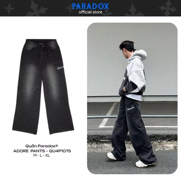 Quần jeans ADORE PANTS Ống rộng Baggy PARADOX QU4P1075