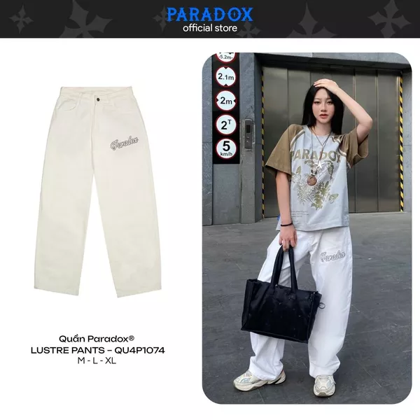 Quần jeans LUSTRE PANTS Ống rộng Baggy PARADOX QU4P1074