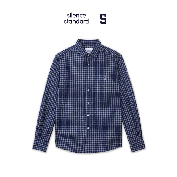 (New Arrival) Áo sơ mi SilenceStandard Juniper Logo S/ Check Shirt [SO43]