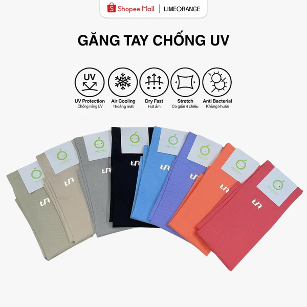 [QUÀ TẶNG] Găng tay chống UV không xỏ ngón, dạng ngắn - Lime Orange - AO24154101