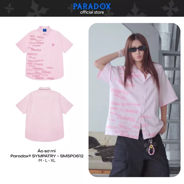 Áo sơ mi tay ngắn SYMPATRY SHIRT Cotton Oxford PARADOX SM5P0612