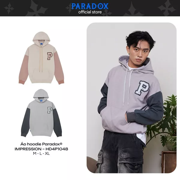 Áo hoodie IMPRESSION HOODIE Chất nỉ bông PARADOX HD4P1048