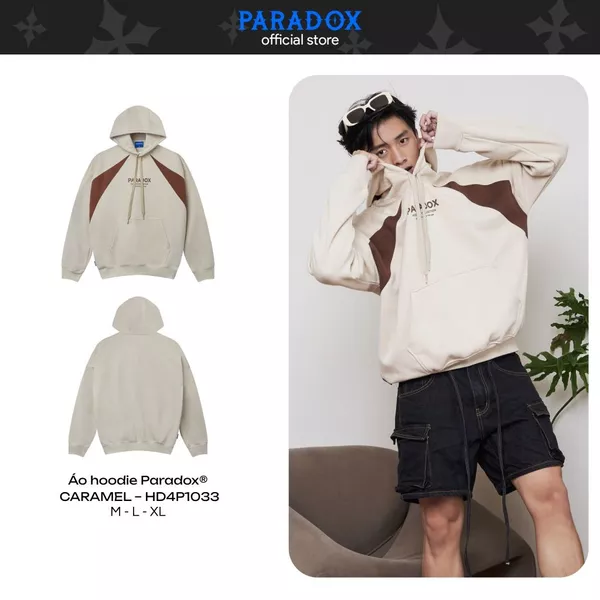 Áo hoodie CARAMEL HOODIE Chất nỉ bông PARADOX HD4P1033