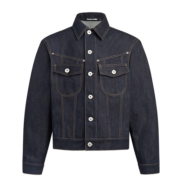 Áo khoác raw denim Form Crop - Ivankov Trucker Raw Denim Jacket