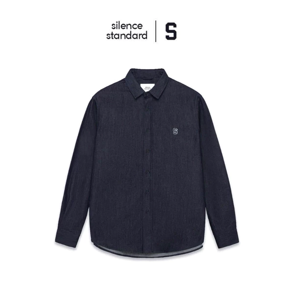 Áo sơ mi SilenceStandard Eco Denim Thêu Logo S [SB01]