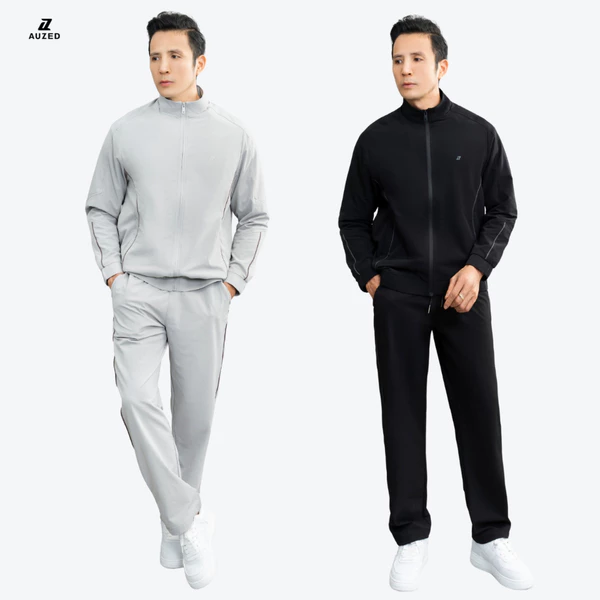 Bộ đồ gió nam AUZED vải gió nhẹ , không nhăn, không bai xù giữ ấm tốt  8084