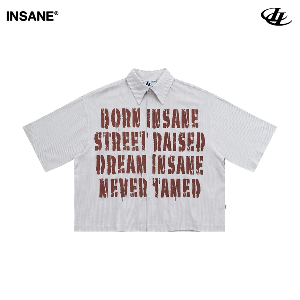 Áo Sơ Mi InsaneClo MANIFESTO SHIRT Form Boxy Unisex Vải Nhập Cao Cấp