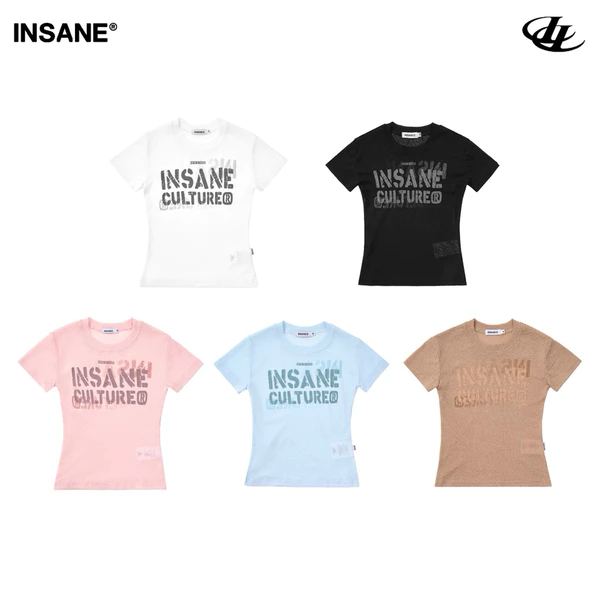 Áo Thun Baby Tee InsaneClo SCRIPT BABY TEE Chất Liệu Thun Cotton Siêu Co Giãn