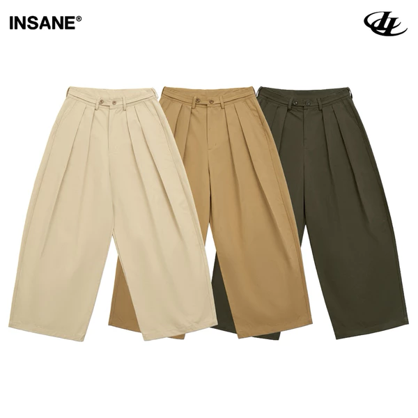 Quần Dài InsaneClo URBAN TROUSER Form Baggy Unisex Vải Kaki Cotton