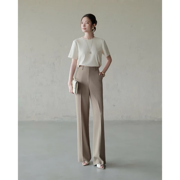 RUBIES Kona Pants - Quần Dài Nữ Ống Suông Đứng