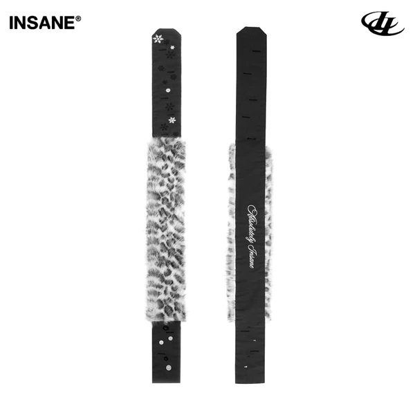 Dây Nịt InsaneClo ARCTIC LEOPARD MULTI-WAY BELT Unisex Vải Lông Nhập