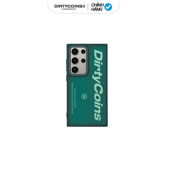 Ốp Lưng DirtyCoins Samsung Matte DirtyCoins Logo Type Green