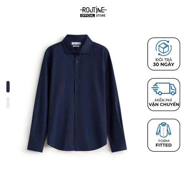 Áo Sơ Mi Tay Dài Nam  Form Fitted - Routine 10F25SHL011