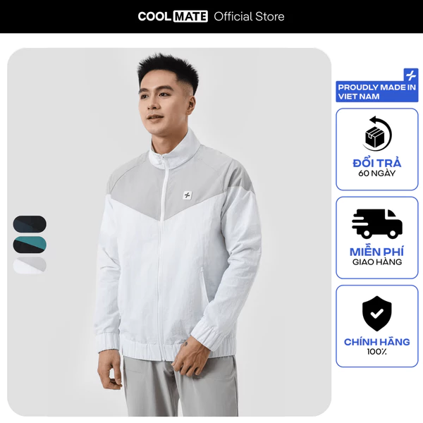 [MUA 3 GIẢM 12%]Áo khoác WindBreaker Nylon Taslan cản gió, trượt nước Coolmate