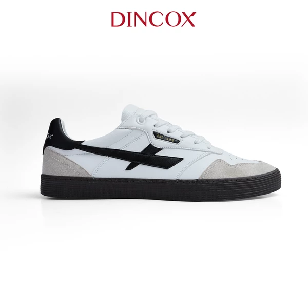 Giày Sneaker Nam Nữ DC48 CITY STRIPE Dincox Shoes Đế Bằng - Da phối Suede Cao Cấp