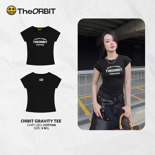 Áo Thun Baby Tee THE ORBIT GRAVITY TEE - Local Brand Chính Hãng