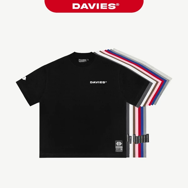 Áo phông local brand chính hãng DAVIES nam nữ vải thun cotton form rộng tay lỡ nhiều màu basic Classy Tee I D35-T1