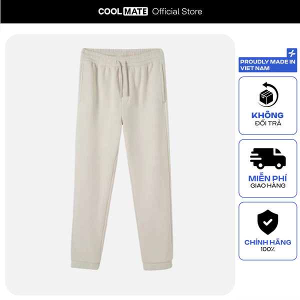 [MUA 3 GIẢM 12%]Quần nỉ Jogger Pants Fleece mềm mại, ấm áp, co giãn đàn hồi tốt Coolmate