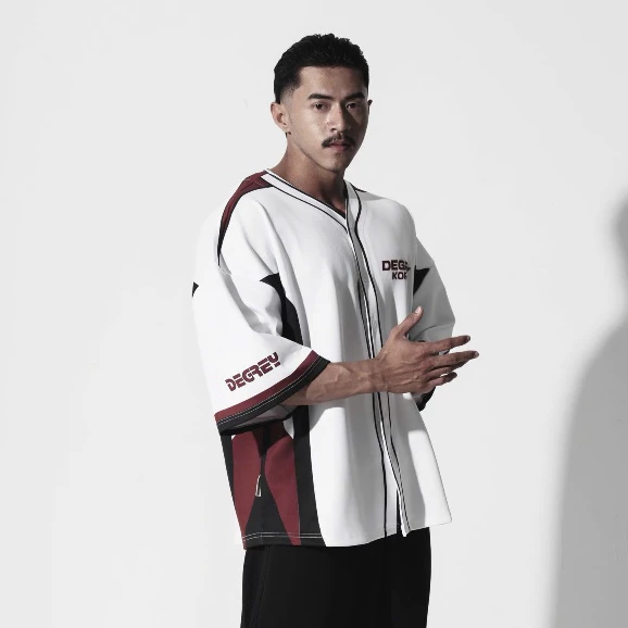 Degrey Korea MASSMONSTER Áo Khoác Jersey Baseball - BASEMASS