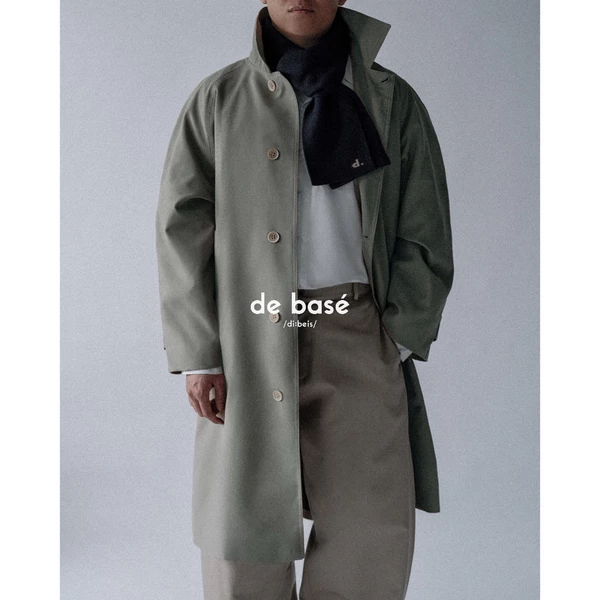 basé TRENCH COAT 01 - Áo Khoác Kaki Dài, Tay Cong - de basé
