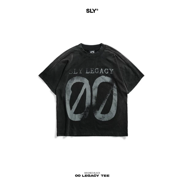 Áo thun SLY washed Legacy 00 Black Grey