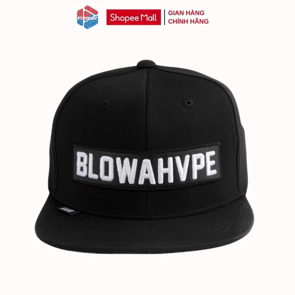 Nón snapback HEOFMCA01 mũ hiphop BLOW A HVPE black HEOFMCA01 PREMI3R phong cách Hàn Quốc