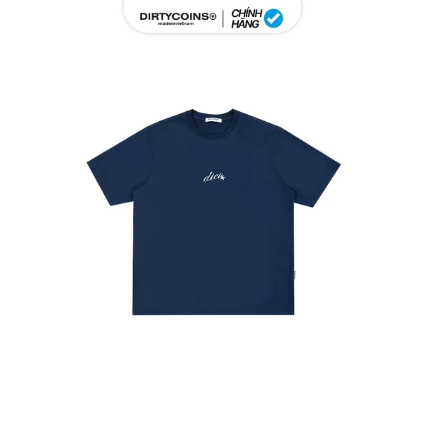 Áo Thun DirtyCoins Star Embroidery Navy