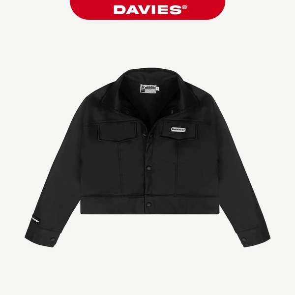 Áo khoác da nữ croptop DAVIES dáng ngắn leather cropped jacket local brand | D15-AK32