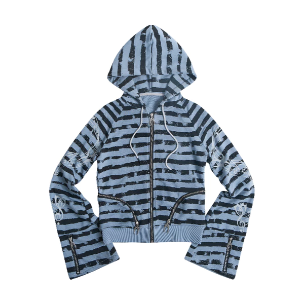 ÁO EPL STRIPPED HOODZIP