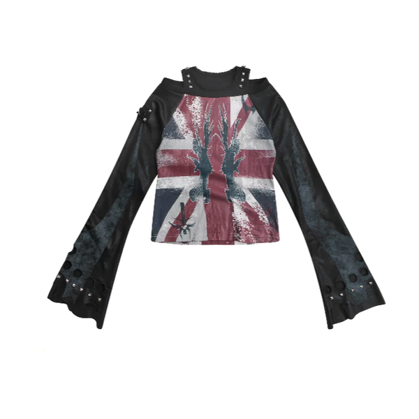 ÁO EPL GRUNGE LEATHER LONGSLEEVE