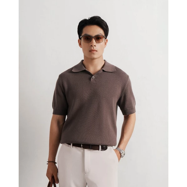 Áo Polo Nam Dệt Kim Tay Ngắn Form Fitted - Routine 10F25KNI003