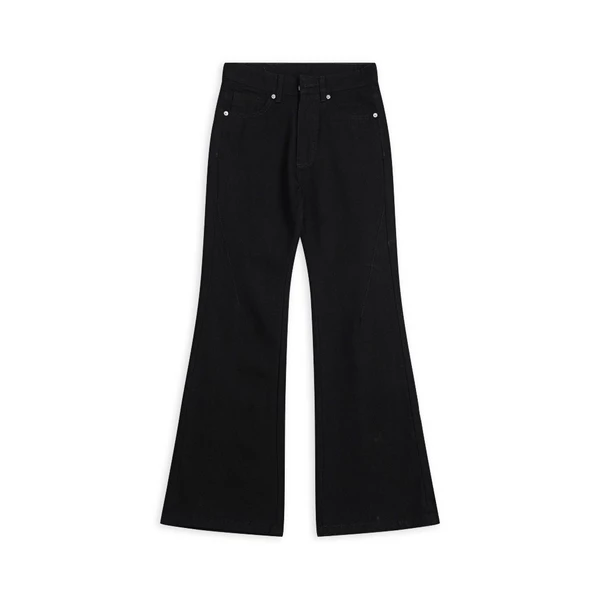 LOE BLACK FLARED JEANS WASH VER 1 - Quần jeans ống loe wash Whose Studio 1838