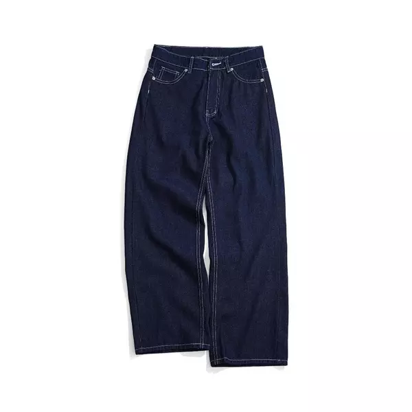 INDIGO WIDE STRAIGHT JEANS WHOSE - Quần jeans ống đứng wide fit Whose Studio 1718