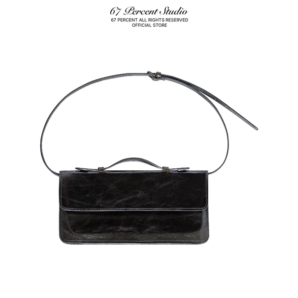 Túi Da Bóng Cao Cấp Dáng Dài Sang Trọng Phong Cách 67PERCENT/ 67% - SATCHEL BAG