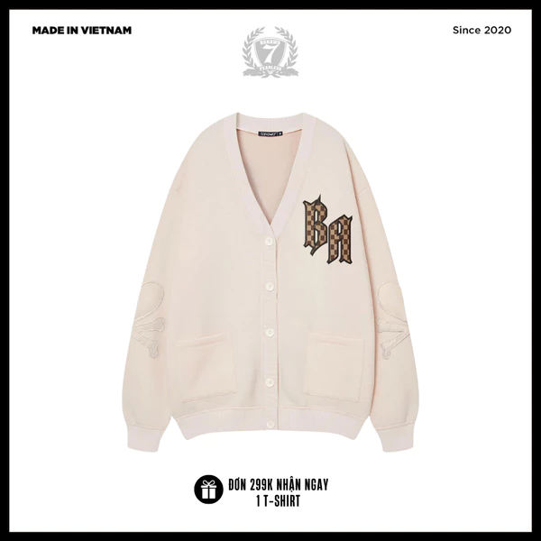 Áo Cardigan Nỉ Bông Unisex Banawa - Cardigan Love Dealer | Local Brand Chính Hãng