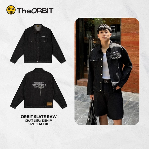 Áo Khoác Denim The ORBIT - ORBIT SLATE RAW DENIM - Local Brand Chính Hãng