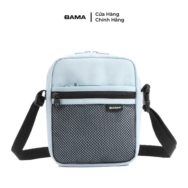 Túi đeo chéo mini nam nữ BAMA Mesh Fabric Shoulder Bag MF201 chống nước nhiều ngăn vải canvas đi chơi cafe