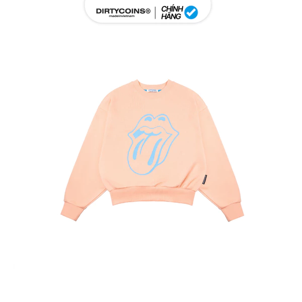 [DCxRS] Áo Sweatshirt DirtyCoins Big Logo Printed Orange