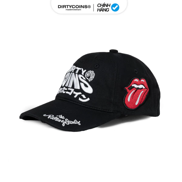 [DCxRS] Nón DirtyCoins Logo Wavy Embroidery Black