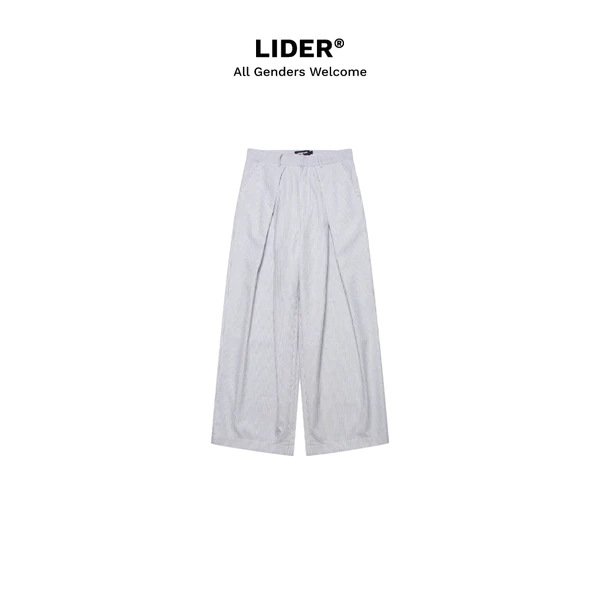 Quần Dài Kẻ Sọc Ống Suông Rộng Unisex LIDER POPEYE STRIPED PANTS