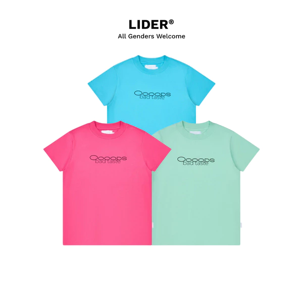 Áo Thun Tay Ngắn Unisex Phom Body Fit LIDER BAD TASTE TEE
