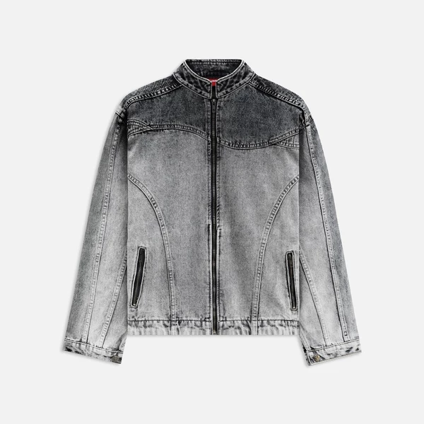 Áo NEEDS OF WISDOM Contoured Denim Jacket - Grey - Local Brand Chính Hãng
