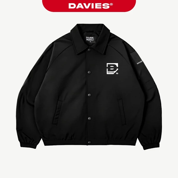 Áo khoác dù nam nữ form rộng DAVIES basic jacket local brand in hình sau lưng | D29-AK2